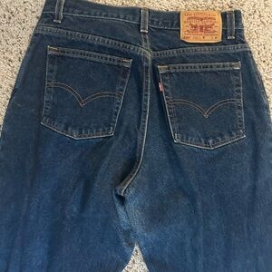 Levi's 550 dark denim jeans